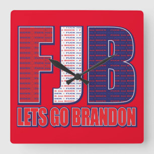 Relógio Quadrado FJB Vamos Brandon