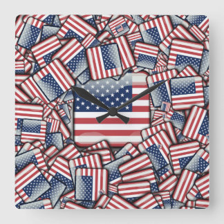 Relógio Quadrado Flag_United_States_by_JAMColors