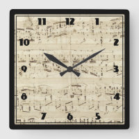 Folha de música em pergaminho manuscrita a tinta