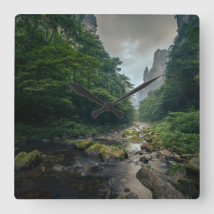 Relógio Quadrado Forests Zhangjiajie National Forest Park