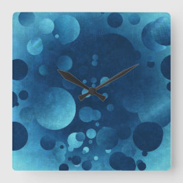 Relógio Quadrado Fragmento | Zazzle_Growth.