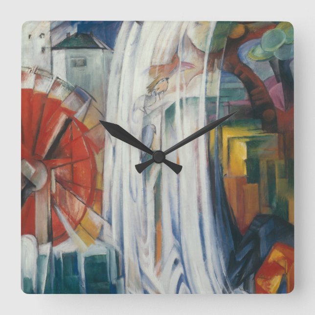 Relógio Quadrado Franz Marc (Frente)
