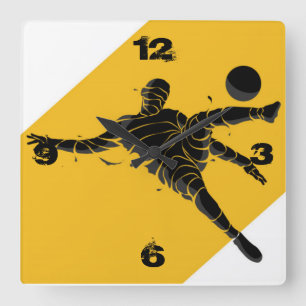 Relógio Quadrado Futebol