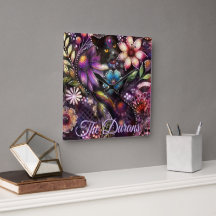 Gatinho Floral Abstrato Personalizado