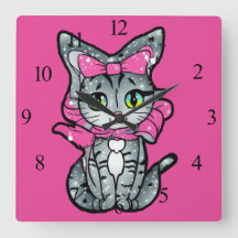Gatinho Kawaii, bonito, com fundo cor-de-rosa bril