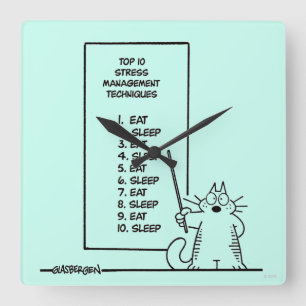 Relógio Quadrado Gestão de tempo