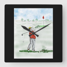Golf Wall Clock