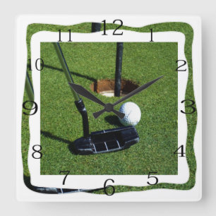 Relógio Quadrado Golfe Faz Esse Par,