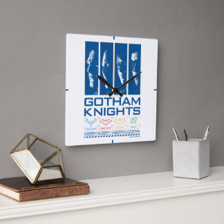 Relógio Quadrado Gotham Knights Face Painéis