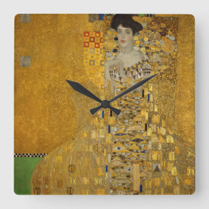 Relógio Quadrado Gustav Klimt - Adele Bloch-Bauer I