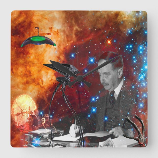 Relógio Quadrado H.G.Wells (Frente)