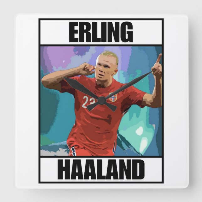 Relógio Quadrado Haaland (Frente)