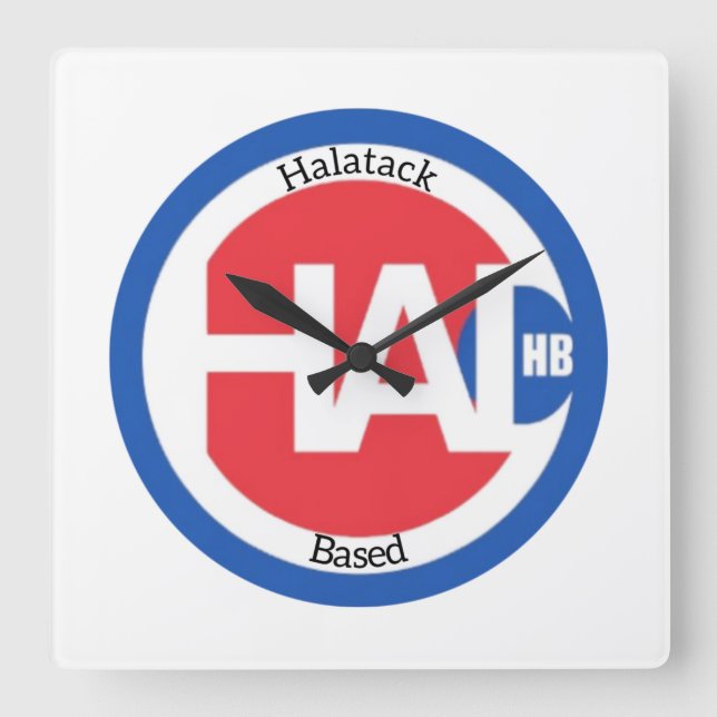 Relógio Quadrado Halatack (Frente)
