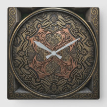 Hand-Drawn to 3D Digital: Intricate Bronze Mandala