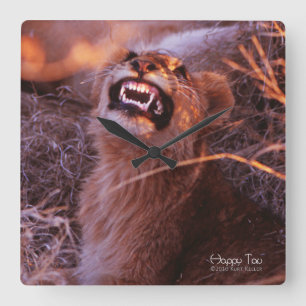 Relógio Quadrado Happy Tau