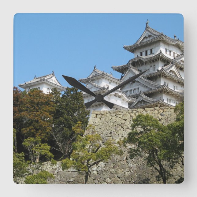 Relógio Quadrado Himeji Castle 姫 路 城, Hyogo, Japão (Frente)