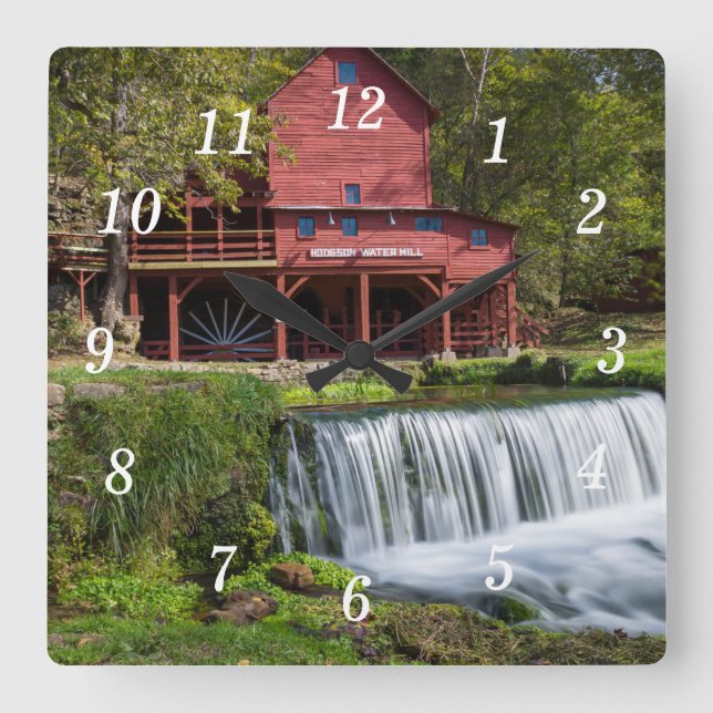 Relógio Quadrado Hodgson Mill Landscape Wall Clock (Frente)