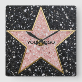 Relógio Quadrado Hollywood Walk of Fame Square Coaster