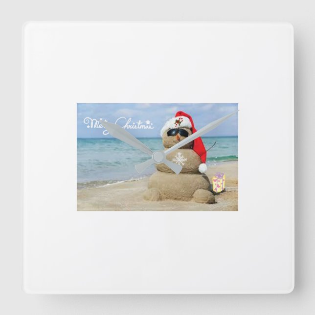 RELÓGIO QUADRADO HOLY JOLLY (Frente)