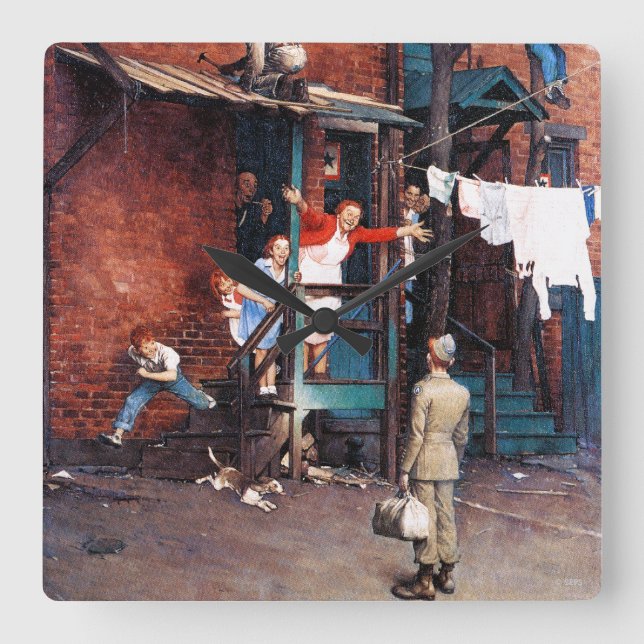 Relógio Quadrado Homecoming G.I. (Frente)