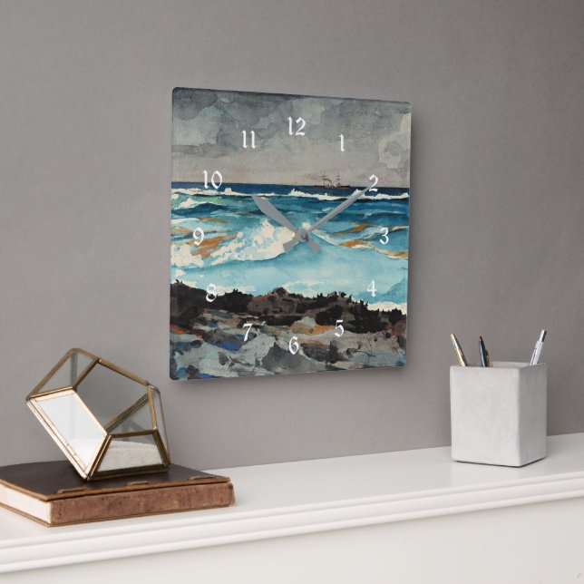 Relógio Quadrado Homer - Shore e Surf, Nassau (Escritório)