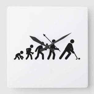 Relógio Quadrado Hóquei em campo