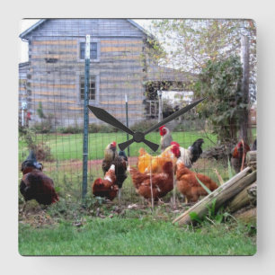 Relógio Quadrado Hora de cantar