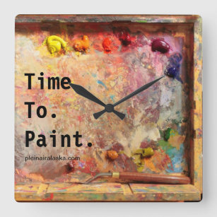 Assistir relógio de parede imagem digital arte digital pintura