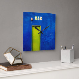 Relógio Quadrado Horas felizes