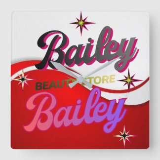 Relógio Quadrado Horloge murale