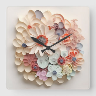 Relógio Quadrado Horloge murale 