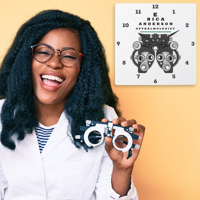 Relógio Quadrado Horopter Profissional De Cuidados Oculares Diverti (Criador carregado)