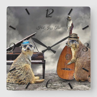 Relógio Quadrado Hot jazz trio