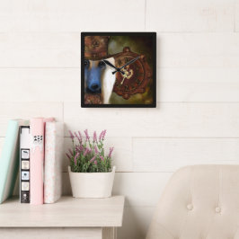 Relógio Quadrado Hound Afegão