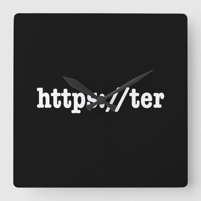 Relógio Quadrado https://ter / código html (Frente)