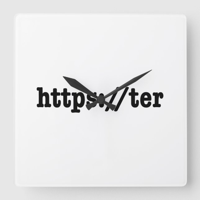 Relógio Quadrado https://ter / código html (Frente)