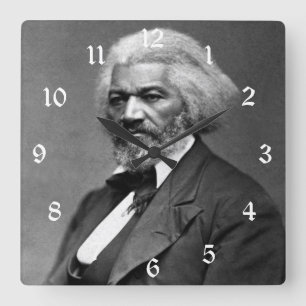 Relógio Quadrado Ícones da História Negra: O Frederick Douglass mai