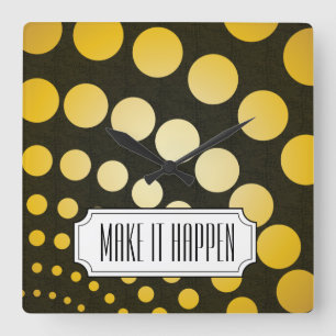 Relógio Quadrado Iluminação