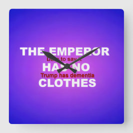 RELÓGIO QUADRADO IMPEACH 