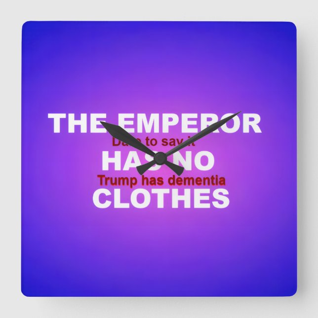 RELÓGIO QUADRADO IMPEACH  (Frente)