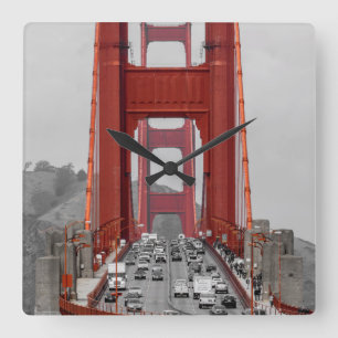 RELÓGIO QUADRADO IMPRESSIONANTE! GOLDEN GATE BRIDGE CALIFÓRNIA EUA