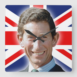 Relógio Quadrado Impressionante! Príncipe Charles de HRH