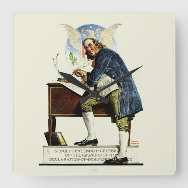 Relógio Quadrado Independência (Frente)