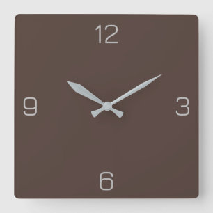 Relógio Quadrado Inglês Leather 503C35 Color - Add a Name Option
