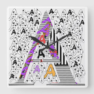 Relógio Quadrado Inicial A