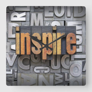 Relógio Quadrado Inspire