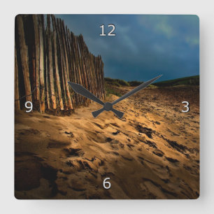 Relógio Quadrado Ir em casa da praia