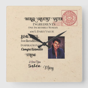 Relógio Quadrado Irmã Maior do Mundo