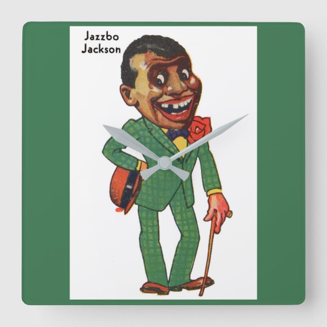 Relógio Quadrado Jazzbo Jackson (Frente)