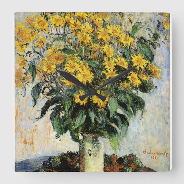 Relógio Quadrado Jerusalém - Artichokes (Frente)